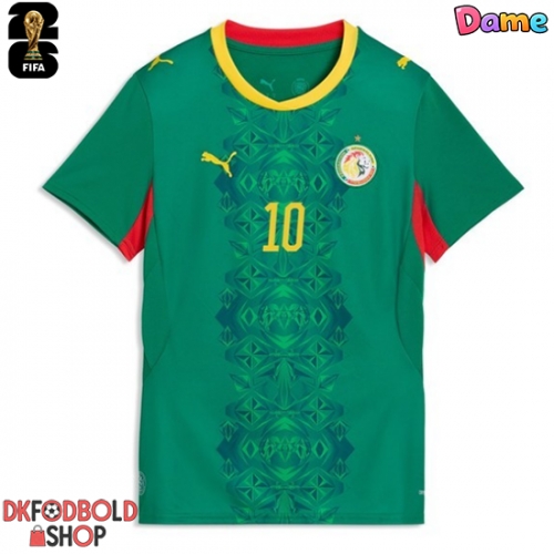 Senegal Sadio Mane #10 Udebanetrøje Dame VM 2026 Kort ærmer